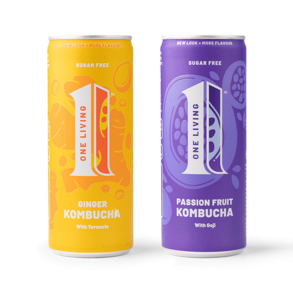 Sugar Free Kombucha Ginger & Raspberry | Kombucha Bundle | One Living®