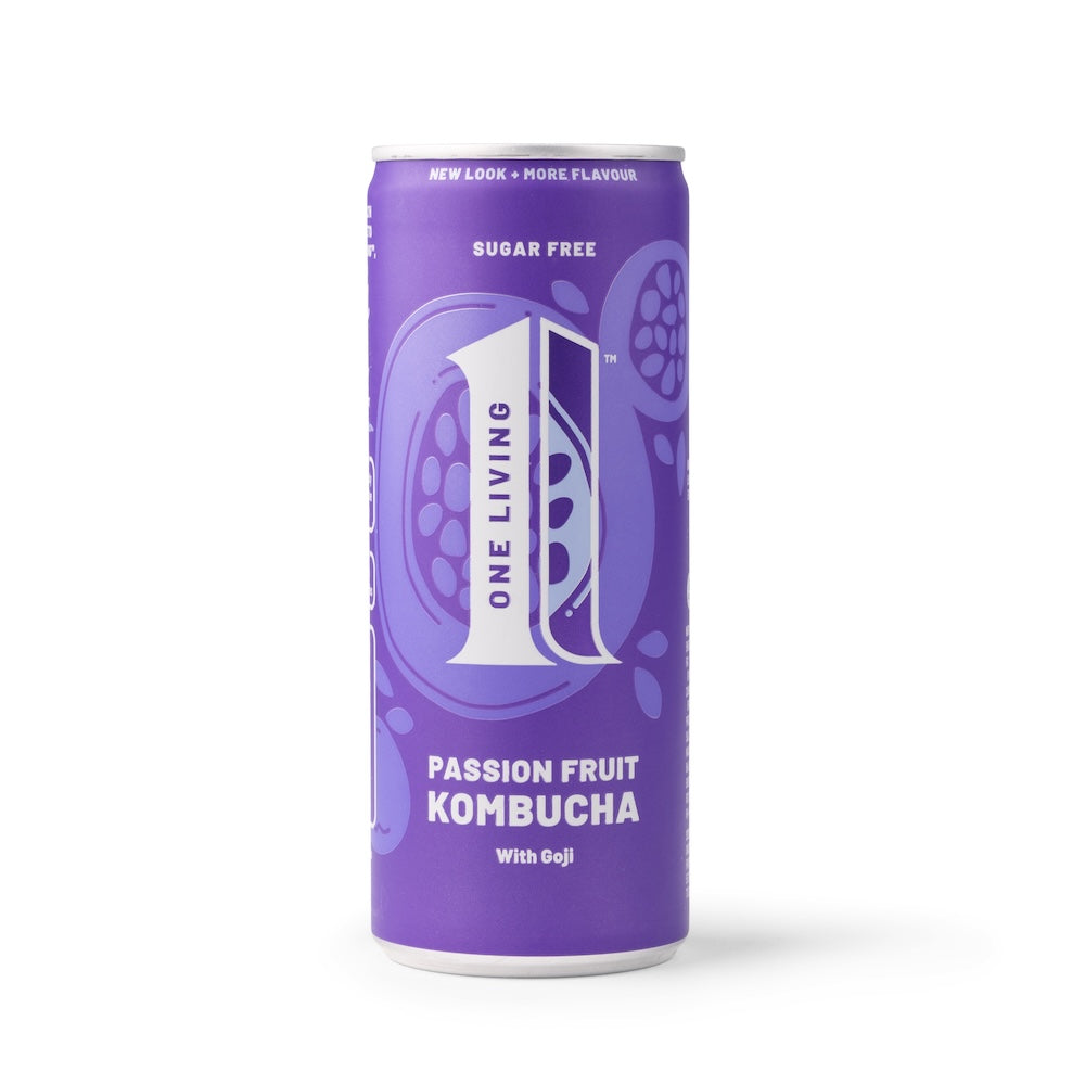 Passion Fruit Sugar Free Kombucha